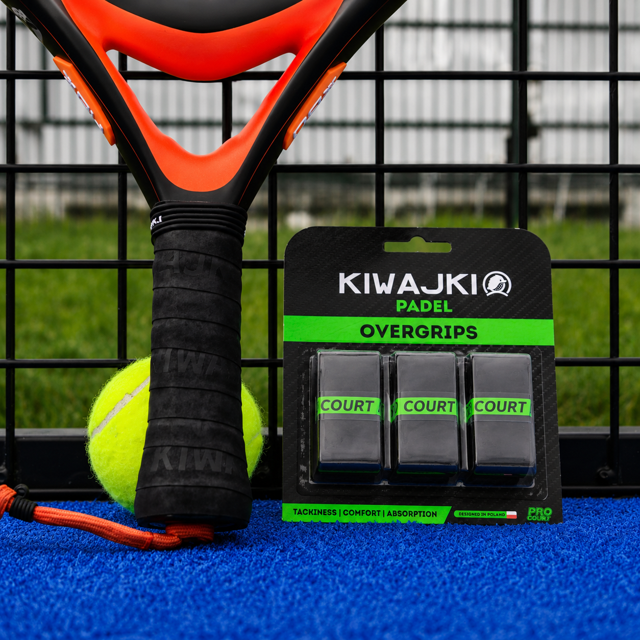 Owijka do padla KIWAJKI PRO COURT DRY BLACK