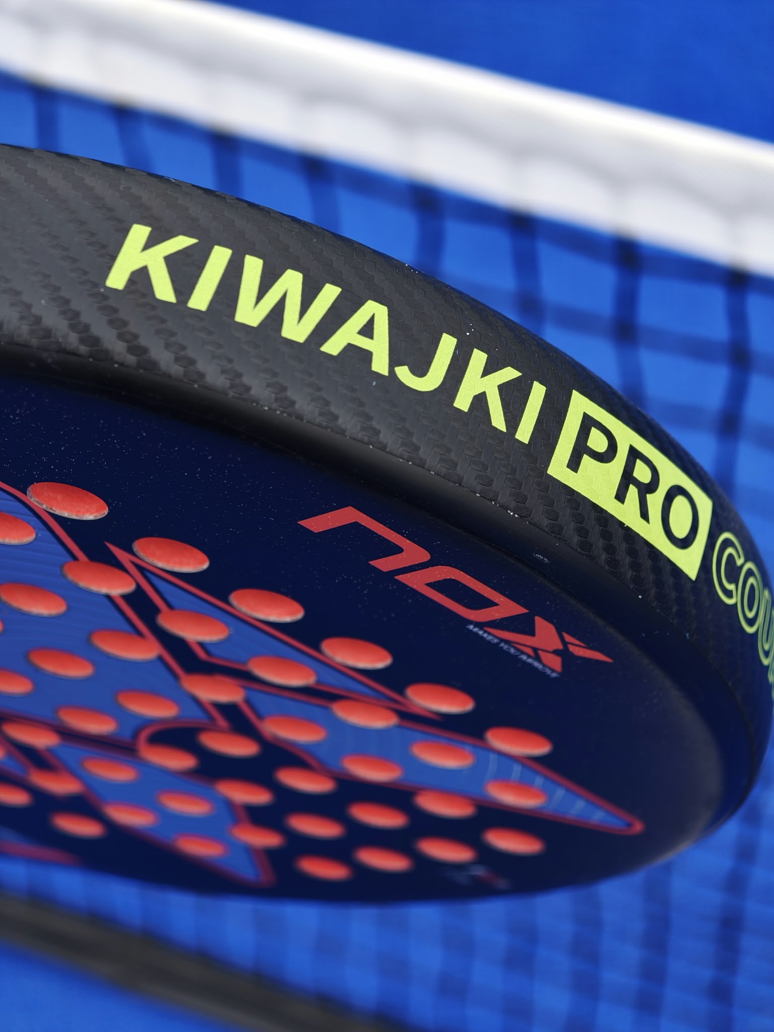 Protektor CARBON na ramę rakiety do padla KIWAJKI PRO COURT